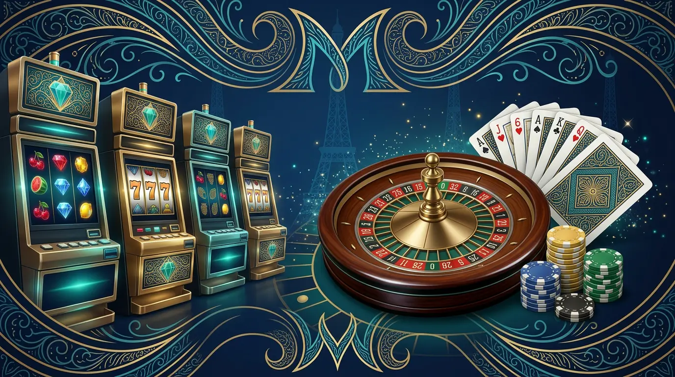 Jeux de table de casino en ligne avec roulette et blackjack dans une ambiance premium